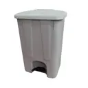 Мусорный контейнер 40 л Telkar пластик цвет серый