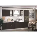 Навесной шкаф Сурская мебель Прага 50x71.6x31.8 см цвет венге МДФ