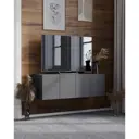 Тумба под телевизор Severin Дели 100.2x33x37 см ЛДСП цвет графит