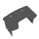 Офисный стол с полкой Skyland STG 1385 85x136x75 см ЛДСП цвет красный