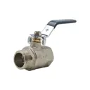 Кран шаровой Aqualink 3/4" внутренняя-наружная резьба никелированный