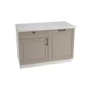 Напольный шкаф Сурская мебель Omnia 120x81.6x47.8 см ЛДСП цвет коричневый