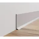 Плинтус напольный AlPro13 алюминиевый анодированный L60 AluminiumPro 60x1x2950 мм серебро 10 шт.