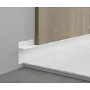 Плинтус скрытого монтажа AlPro13 7208 PANEL анодированный Белый 46x16x2700 мм 10 шт.