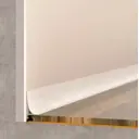 Плинтус напольный ALPro L13-584 анодированный Белый 35x15x2700 мм 5 шт.