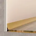 Плинтус напольный ALPro L13-584 Al584G-6 анодированный шампань 35x15x2700 мм 6 шт.