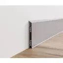 Плинтус напольный с кабель-каналом на клипсу AlPro13 L70 AluminiumPro AL13-2158 Серебро 100x0.9x2950 мм 6 шт.