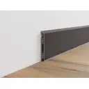 Плинтус напольный с кабель-каналом на клипсу AlPro13 L100 AluminiumPro AL13-2642 Черный 100x0.9x2950 мм 6 шт.