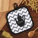 Прихватка 17x17 см Доляна Teapot полиэстер цвет белый