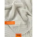 Покрывало Romance Ботарель 138361, 150x200 см, велюр, цвет молочный