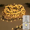 Гирлянда светодиодная грозди электрическая 33 м теплый белый свет 8 режимов цвет прозрачный