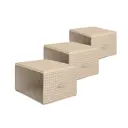 Набор органайзеров 3 шт Valiant LB-CB-3M 50x35x60 см нетканый цвет нюдовый