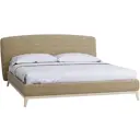 Кровать R-home 1.6 сканди лайт бежевый 160x200 см рогожка цвет бежевый