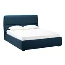 Кровать R-home 1.8 сканди сапфир 180x200 см рогожка цвет синий
