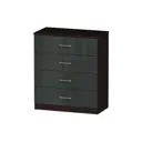 Комод Furnistyle 10716 4 ящика 80x40x90 см ЛДСП цвет разноцветный