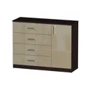 Комод Furnistyle 10686 5 ящиков 115x40x90 см ЛДСП цвет разноцветный