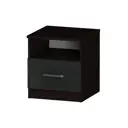 Тумба Furnistyle Лайф 10861 40x45x40 см ЛДСП цвет венге/антрацит