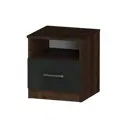 Тумба Furnistyle Лайф 10869 40x45x40 см ЛДСП цвет дуб экспрессив/антрацит