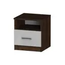 Тумба Furnistyle Лайф 10872 40x45x40 см ЛДСП цвет дуб экспрессив/белый
