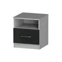 Тумба Furnistyle Лайф 10873 40x45x40 см ЛДСП цвет северное дерево/антрацит