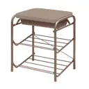 Полка для обуви Nika 51x33x44 см 2 полки металл цвет коричневый
