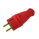 Вилка Svet SV0303-0009 220-230 В с заземлением цвет красный