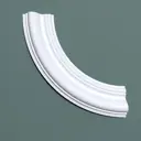 Молдинг Bello Deco 00-00107334 на стену, полистирол (XPS), белый, 150x150x150 мм