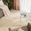 Ковер полипропилен Inspire Shaggy Bosfor круглый ø160 см цвет кремовый
