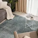 Ковер полипропилен Inspire Shaggy Bosfor 60x110 см цвет светло-голубой