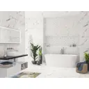 Декор плиточный настенный Eletto ceramica Calacatta 589132001 24.2x70см цвет белый