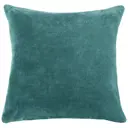 Подушка Inspire Flandria 45x45 см цвет бирюзовый Emerald 1