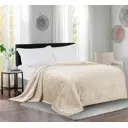 Плед Inspire Flandria 200x220 см микрофибра цвет бежевый Paper 1