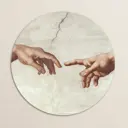 Картина на стекле Postermarket Прикосновение 40x40 см
