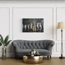 Картина на холсте Печатник "Шахматы" 60x40 см