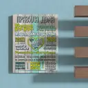 Картина на холсте Печатник 40032_02 "Правила дома" 40x60 см