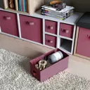 Короб Spaceo KUB Berry 15x31x15 см 6.9 л полиэстер цвет черничный