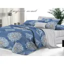 Комплект постельного белья Эльф De Luxe 145 Ажурный мотив, двуспальный, сатин, разноцветный