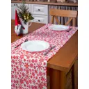 Скатерть на стол Colorprint Snow прямоугольная 45x175 см цвет белый, красный