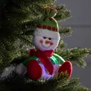 Елочная игрушка Снеговичок Luazon lighting 9594233 белый