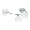 Люстра потолочная Lumion 69733.c 3 лампы 9 м² цвет хром