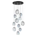 Люстра подвесная Сонекс 1055811.11 11 ламп 22 м² цвет черный