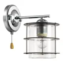 Настенный светильник Lumion Provence opal67 72941.w цвет хром