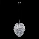 Светильник подвесной Crystal lux 1373.206 6 ламп 12 м² цвет хром