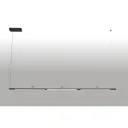 Светильник подвесной светодиодный Crystal lux 0780/233 6 м² нейтральный белый свет цвет черный