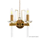 Настенный светильник Crystal lux Marron 0911.402 цвет латунь