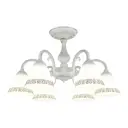 Люстра потолочная Arte Perfetto Luce 3334.1258.6.wt.g 8 ламп 16 м² цвет белый