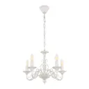 Люстра подвесная Arte Perfetto Luce 3334.1373.5.wt.sl 5 ламп 10 м² цвет белый