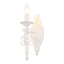 Настенный светильник Arte perfetto luce Тип в 3334.1373.1w.wt.sl цвет белый