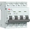 Автоматический выключатель EKF Proxima ВА47-63 4P N C32 А 6 кА