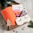 Подарочный набор Этель 9244589, 130x150 см, флис, цвет бежевый, плед и аксессуары